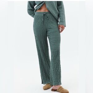 SO Green High Rise Wide Leg Lounge Pants